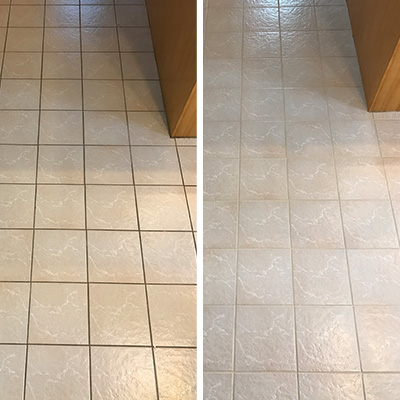 Tile and grout cleaning and sealing